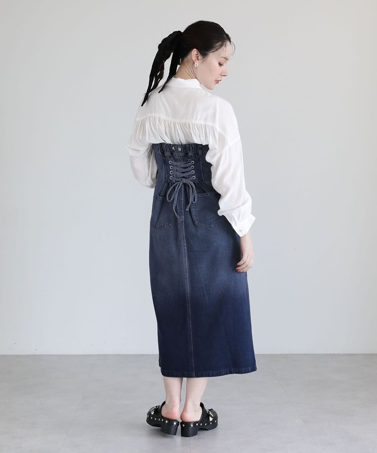 Green Parks「・SUGAR SPOON 2wayデニムジャンスカ」|ジャンパースカート|