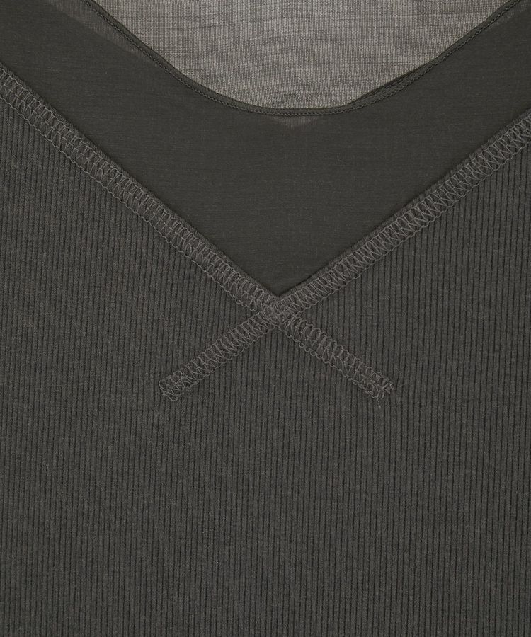 Green Parks「・SUGAR SPOON シアー切替タンクトップⅡ」|インナー|