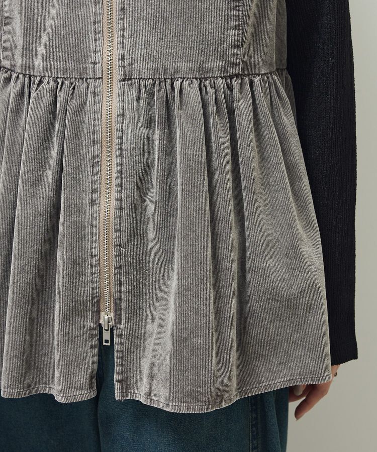 Green Parks「・ELENCARE DUE ケミカルコーデュロイベスト」|ベスト・ジレ|