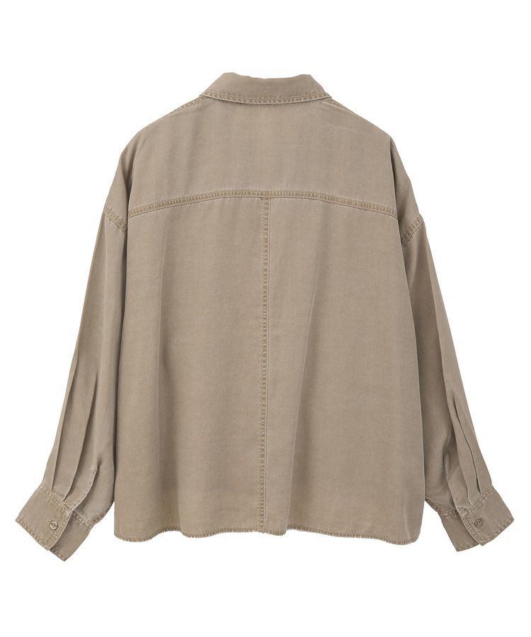 Green Parks「裾フリンジヴィンテージ風シャツ」|シャツ・ブラウス|