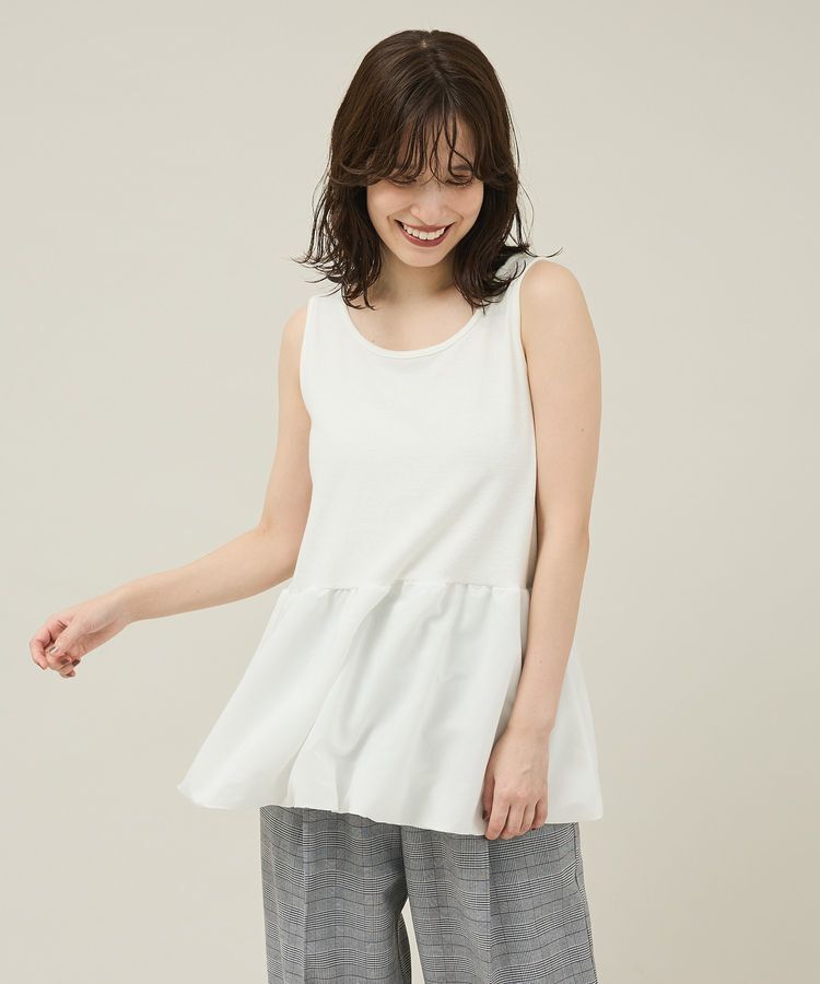 Green Parks「裾バルーンレイヤータンク」|インナー|