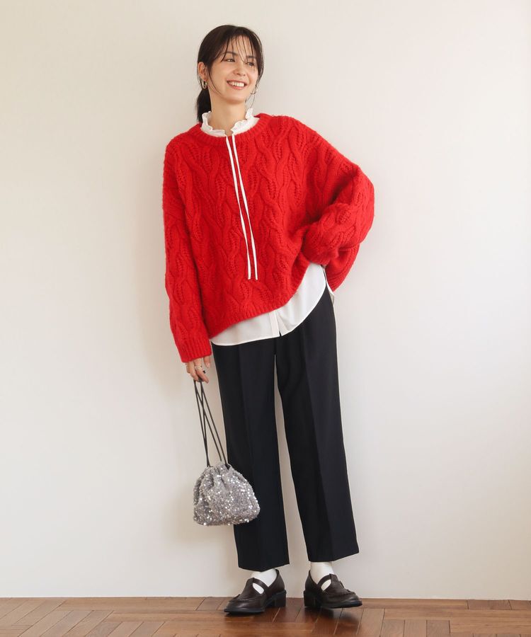 Green Parks「あったか裏起毛きれいシルエットパンツ」|その他|