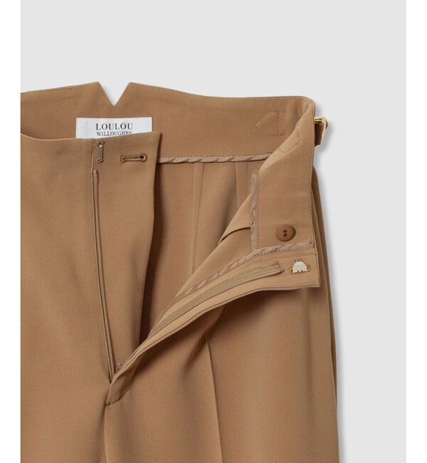 LOULOU WILLOUGHBY「【LOULOU WILLOUGHBY】ハイバックテーパードパンツ」|チノ|