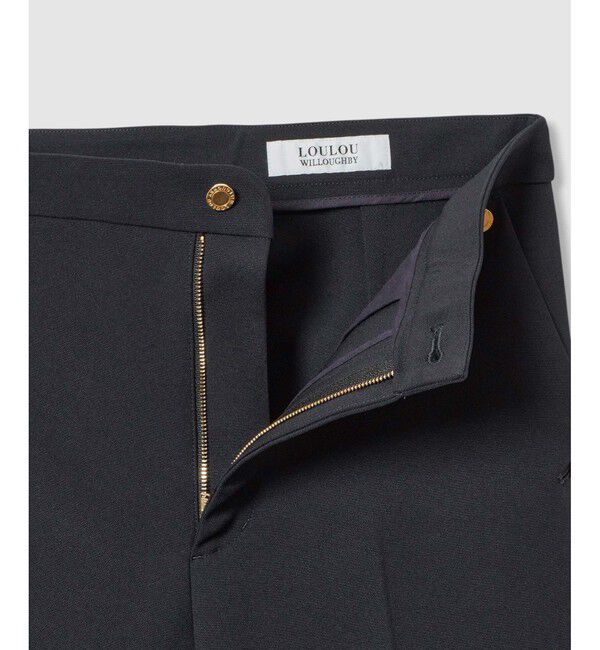 LOULOU WILLOUGHBY「【LOULOU WILLOUGHBY】ダブルクロスフレアーパンツ」|その他|