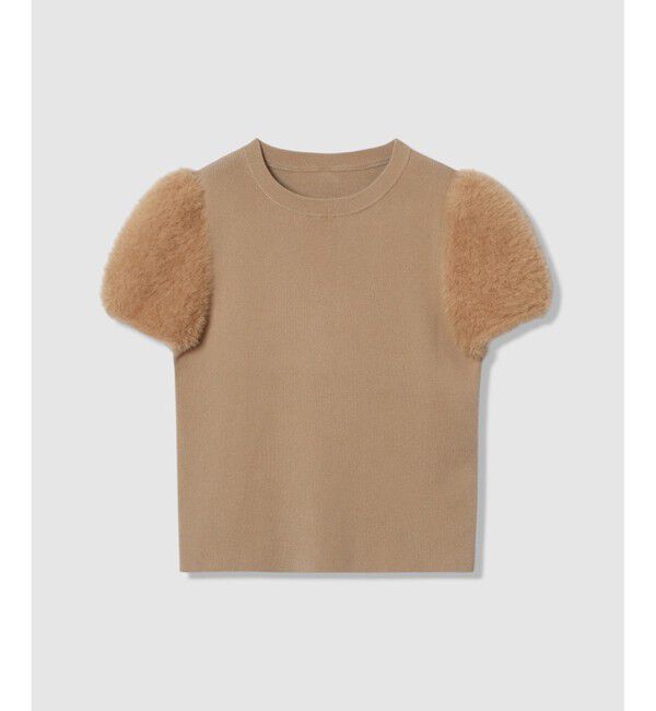 LOULOU WILLOUGHBY「WEB限定【LOULOU WILLOUGHBY】フェザースリーブプルオーバー」|ニット・セーター|