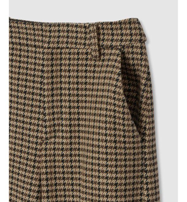 LOULOU WILLOUGHBY「【LOULOU WILLOUGHBY】ガンクラブチェックワイドパンツ」|その他|