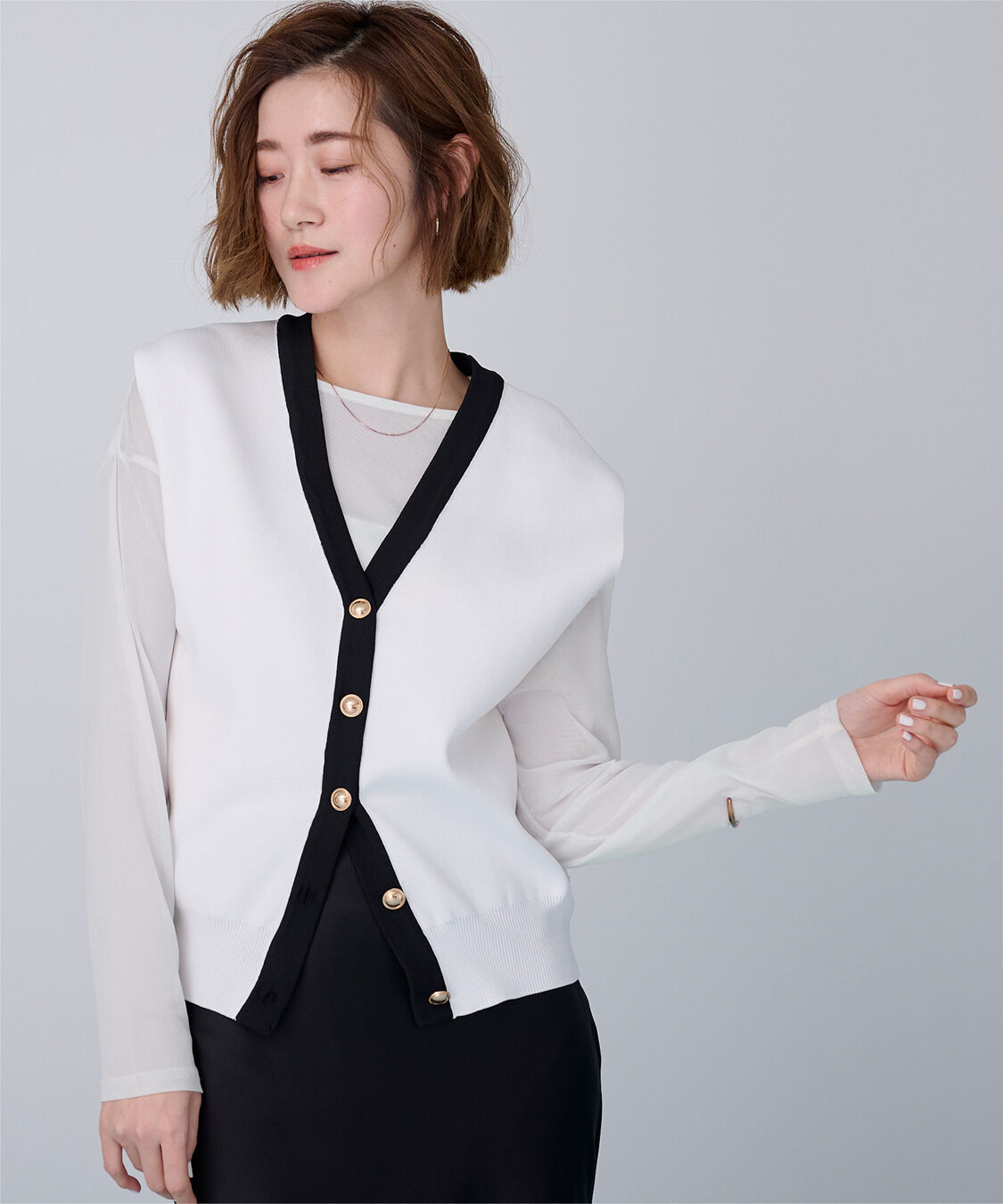 ur's「シアーボートネックプルオーバー」|Tシャツ・カットソー|