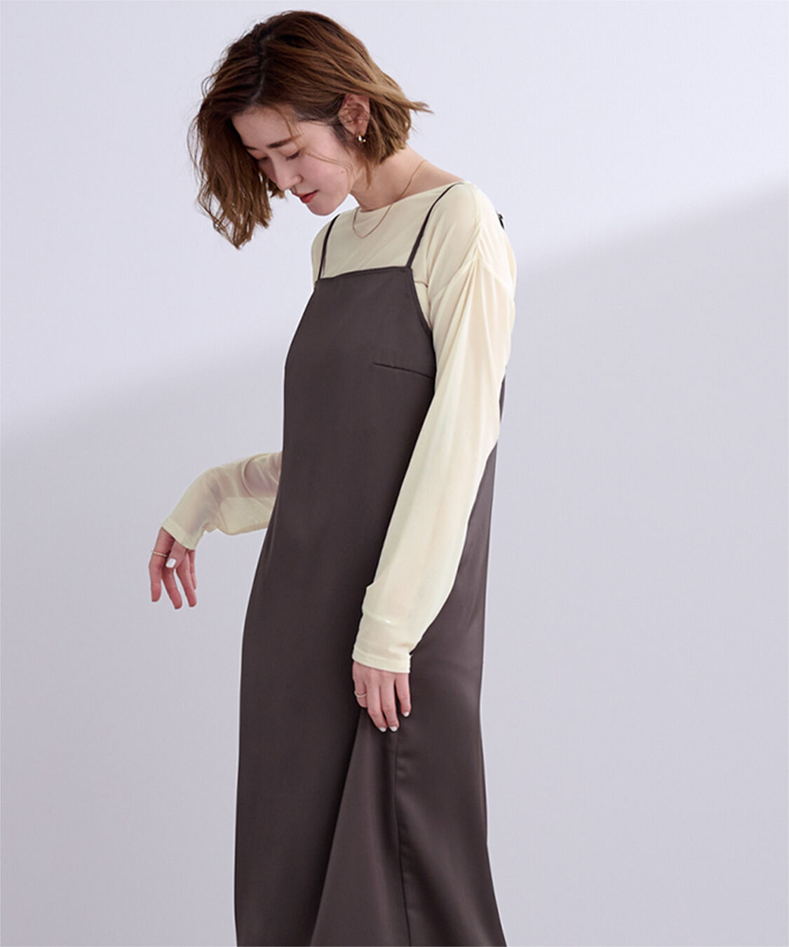 ur's「シアーボートネックプルオーバー」|Tシャツ・カットソー|