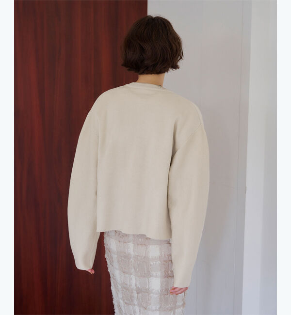 titivate「ゴールド釦ニットカーディガン」|ニット・セーター|