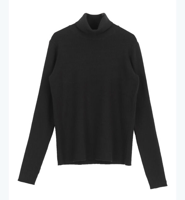 ur's「フィンガーホール付リブタートルネックトップス」|ニット・セーター|