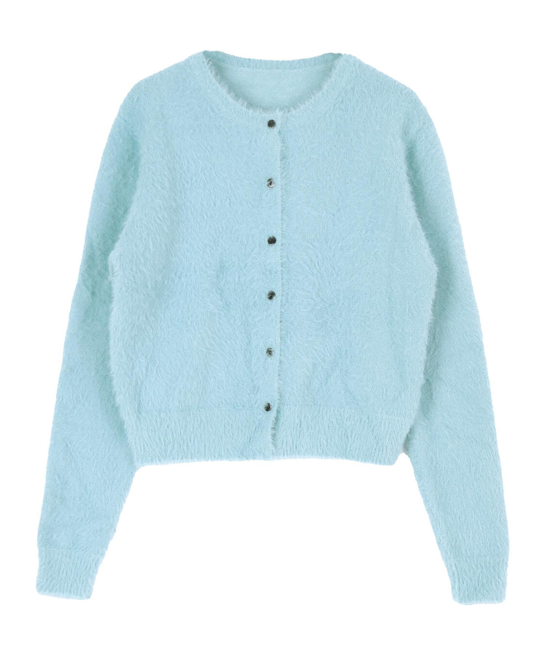 titivate「クルーネックミニシャギーニットカーディガン」|ニット・セーター|