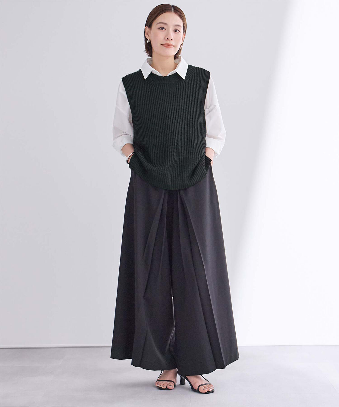 ur's「ローゲージニットベスト」|ニット・セーター|