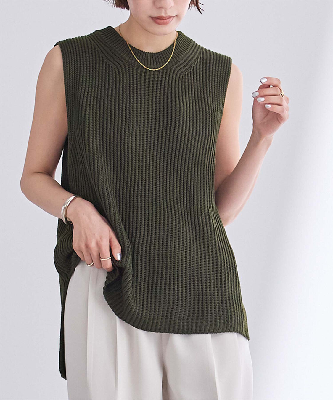 ur's「ローゲージニットベスト」|ニット・セーター|