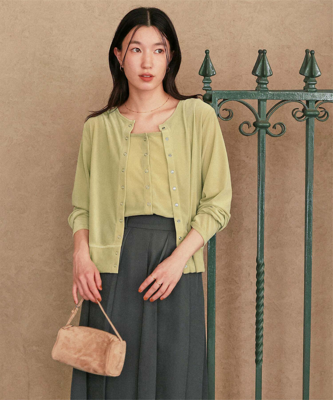 titivate「前後2wayシアーベロアタンクトップ」|タンクトップ|