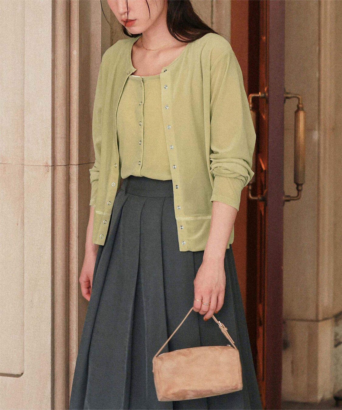 titivate「前後2wayシアーベロアタンクトップ」|タンクトップ|