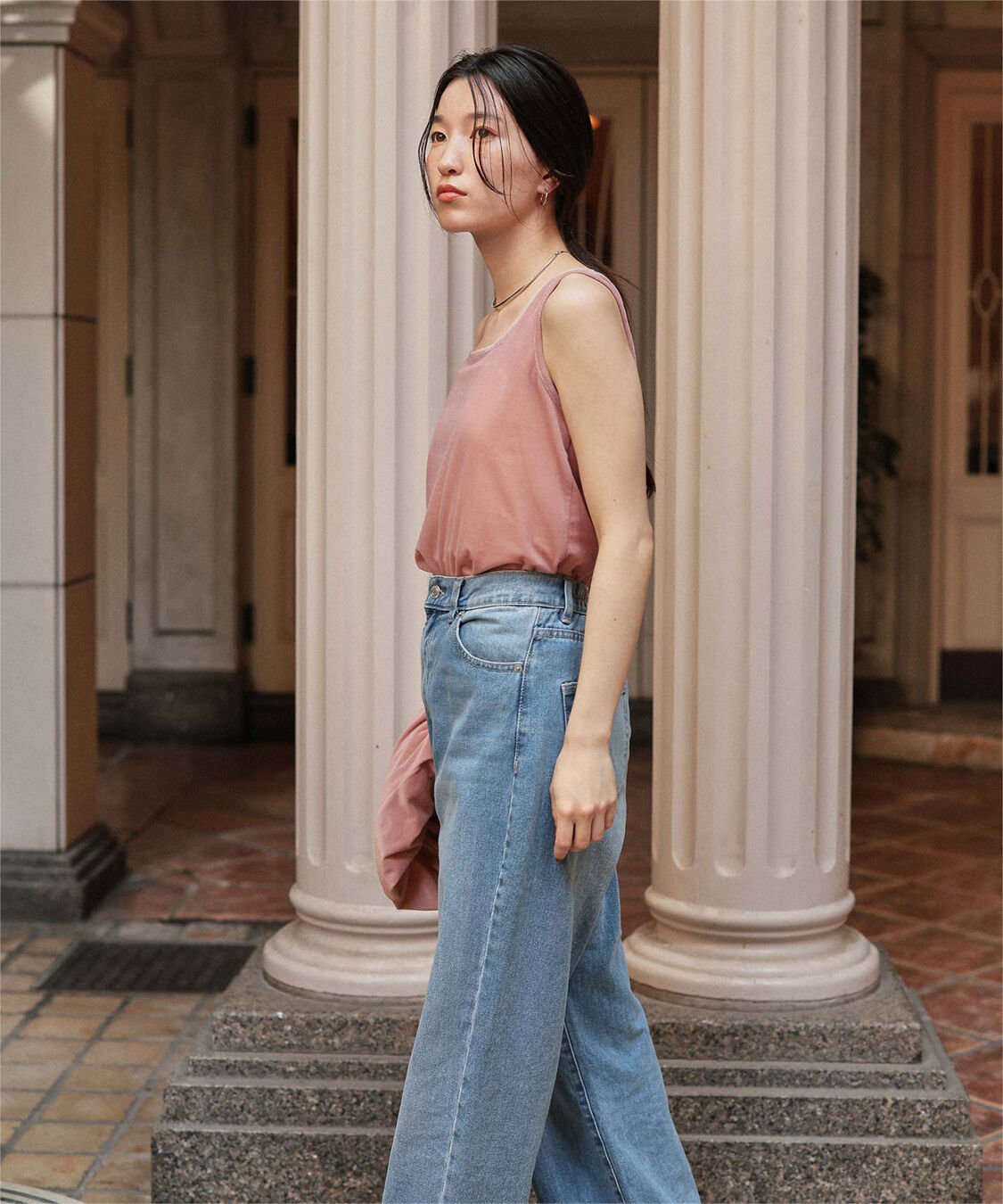 titivate「前後2wayシアーベロアタンクトップ」|タンクトップ|