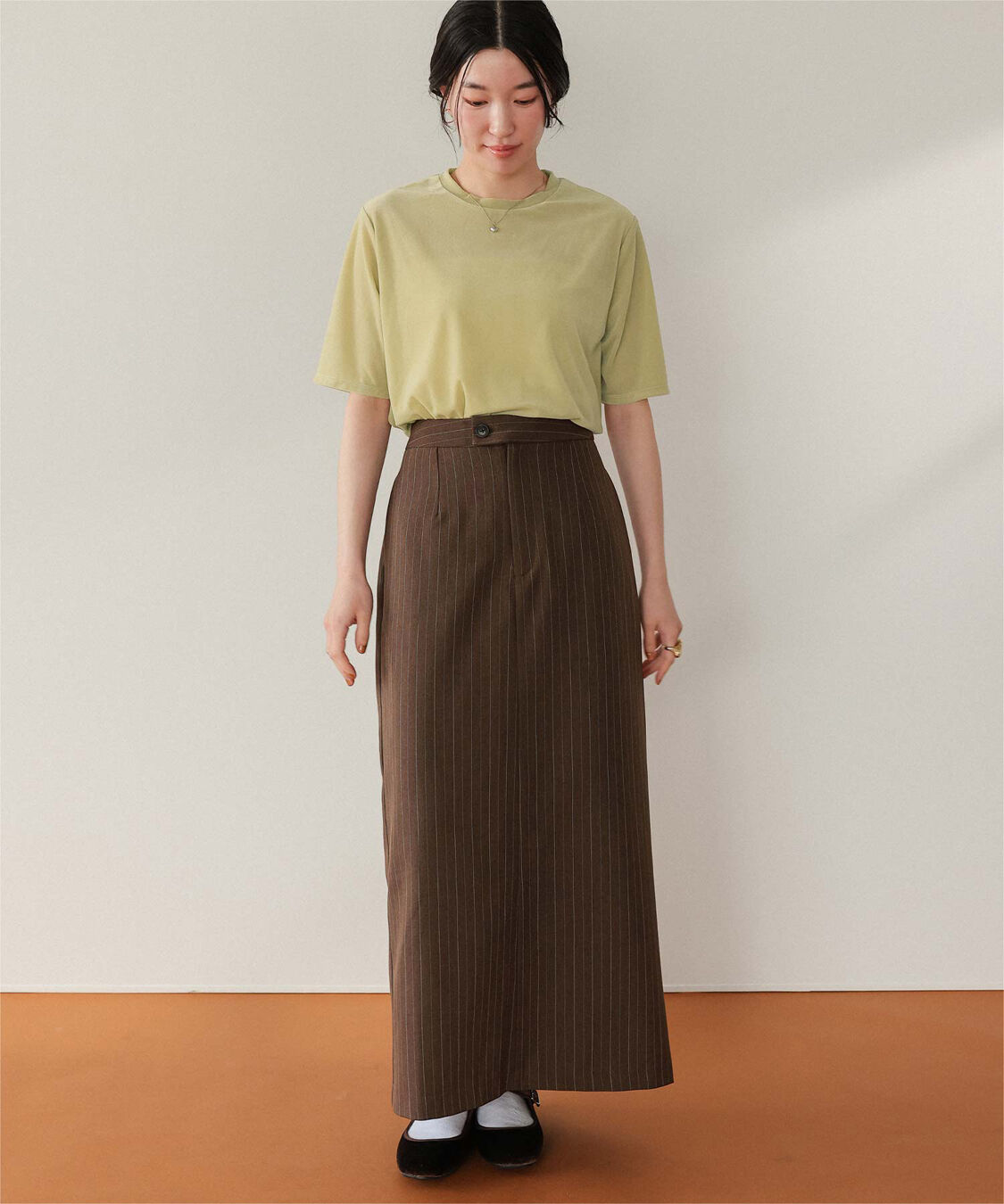 titivate「シアーベロア半袖Tシャツ」|Tシャツ・カットソー|