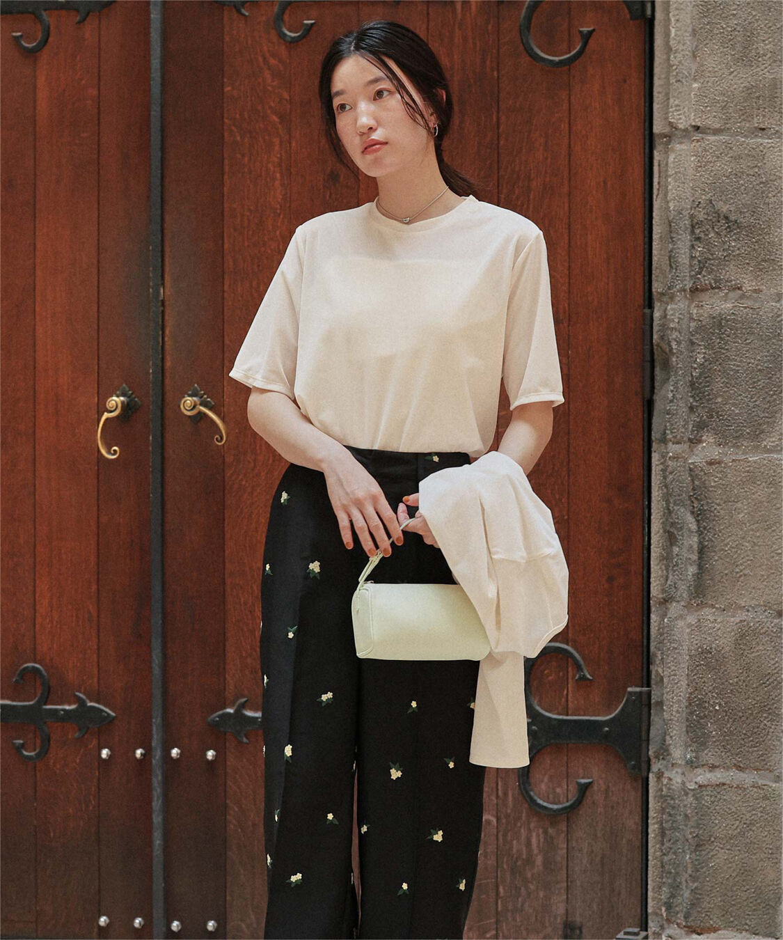 titivate「シアーベロア半袖Tシャツ」|Tシャツ・カットソー|