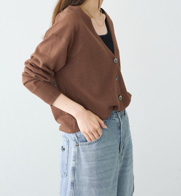  「【日焼け・冷房対策に◎】シアーカーディガン」|カーディガン|