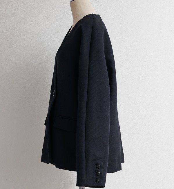  「ラペルレスジャケット」|テーラードジャケット|