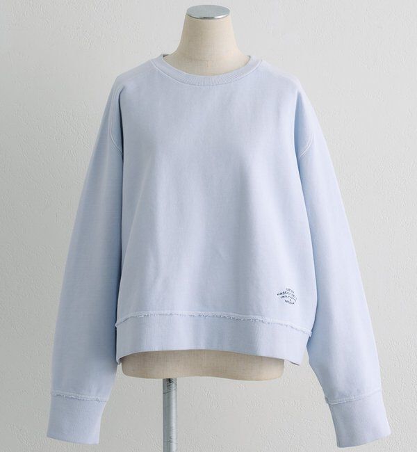  「ロゴ刺繍ショートスウェット」|プルオーバー|