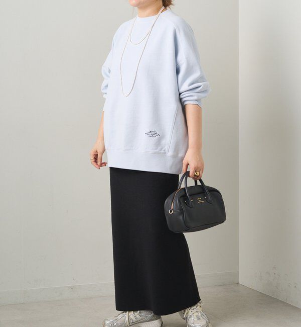  「ロゴ刺繍チュニックスウェット」|プルオーバー|