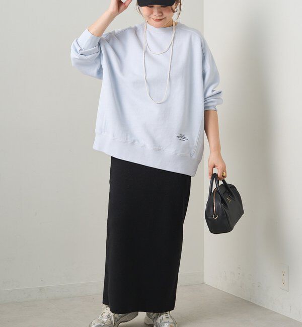  「ロゴ刺繍チュニックスウェット」|プルオーバー|
