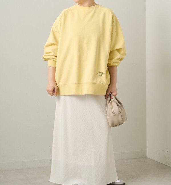  「ロゴ刺繍チュニックスウェット」|プルオーバー|