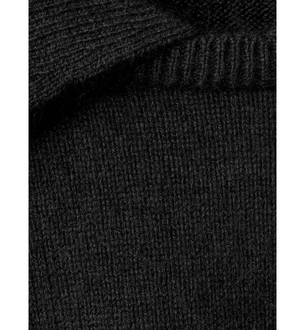 mizuiro ind「mizuiro ind ハイゲージ襟付きプルオーバー」|ニット・セーター|