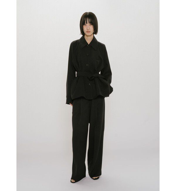 MIDIUMISOLID「MIDIUMISOLID for Ladies ステンカラーシャツジャケット」|シャツ・ブラウス|