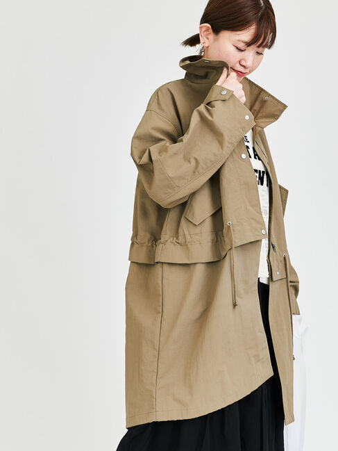 Lugnoncure「2WAYミドル丈モッズコート」|その他|