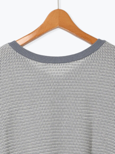 Lugnoncure「麻タッチ前後2WAY配色カーディガン」|カーディガン|