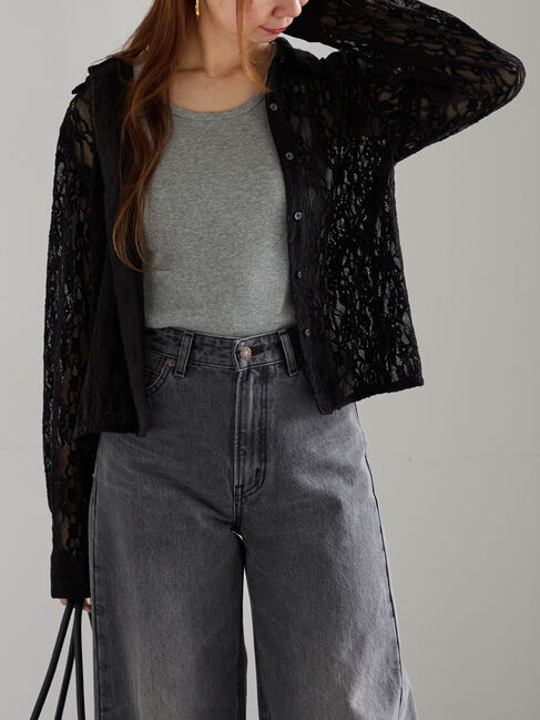 Te chichi「起毛レースシャツ」|シャツ・ブラウス|