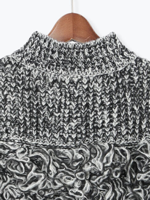 Te chichi「ループ編みコンパクトジップベスト」|ニット・セーター|