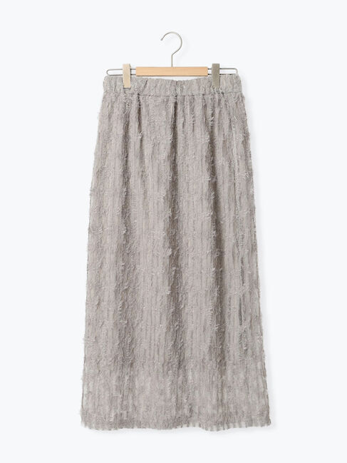 Samansa Mos2 blue「フリンジレーススカート」|スカート|