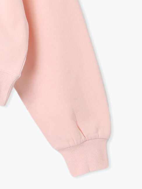 Samansa Mos2「リボン&ロゴチュールアップリケ刺繍スウェット」|Tシャツ・カットソー|