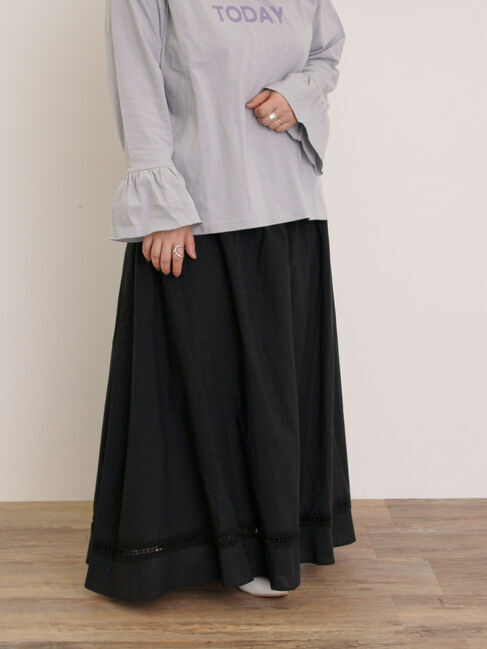 Samansa Mos2「2WAYシャーリングスカート」|スカート|