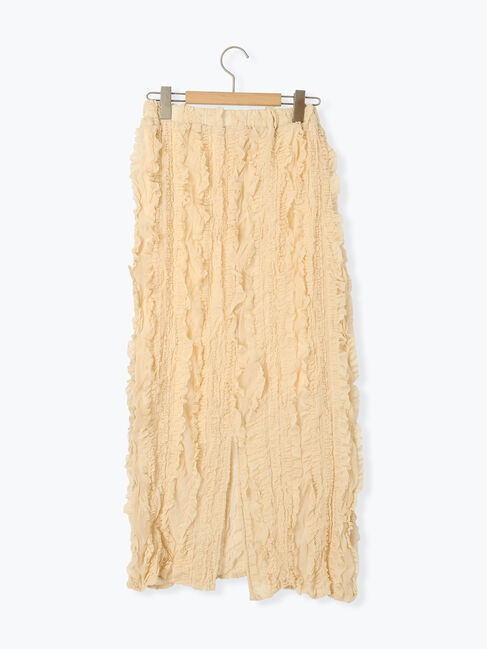 Samansa Mos2「シアーフリルナロースカート」|スカート|