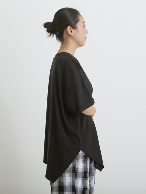 sm2rhythm「アシンメトリープルオーバー」|Tシャツ・カットソー|