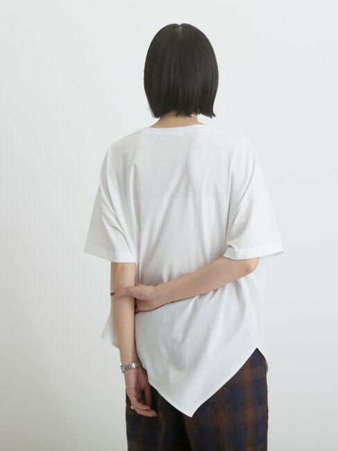 sm2rhythm「アシンメトリープルオーバー」|Tシャツ・カットソー|