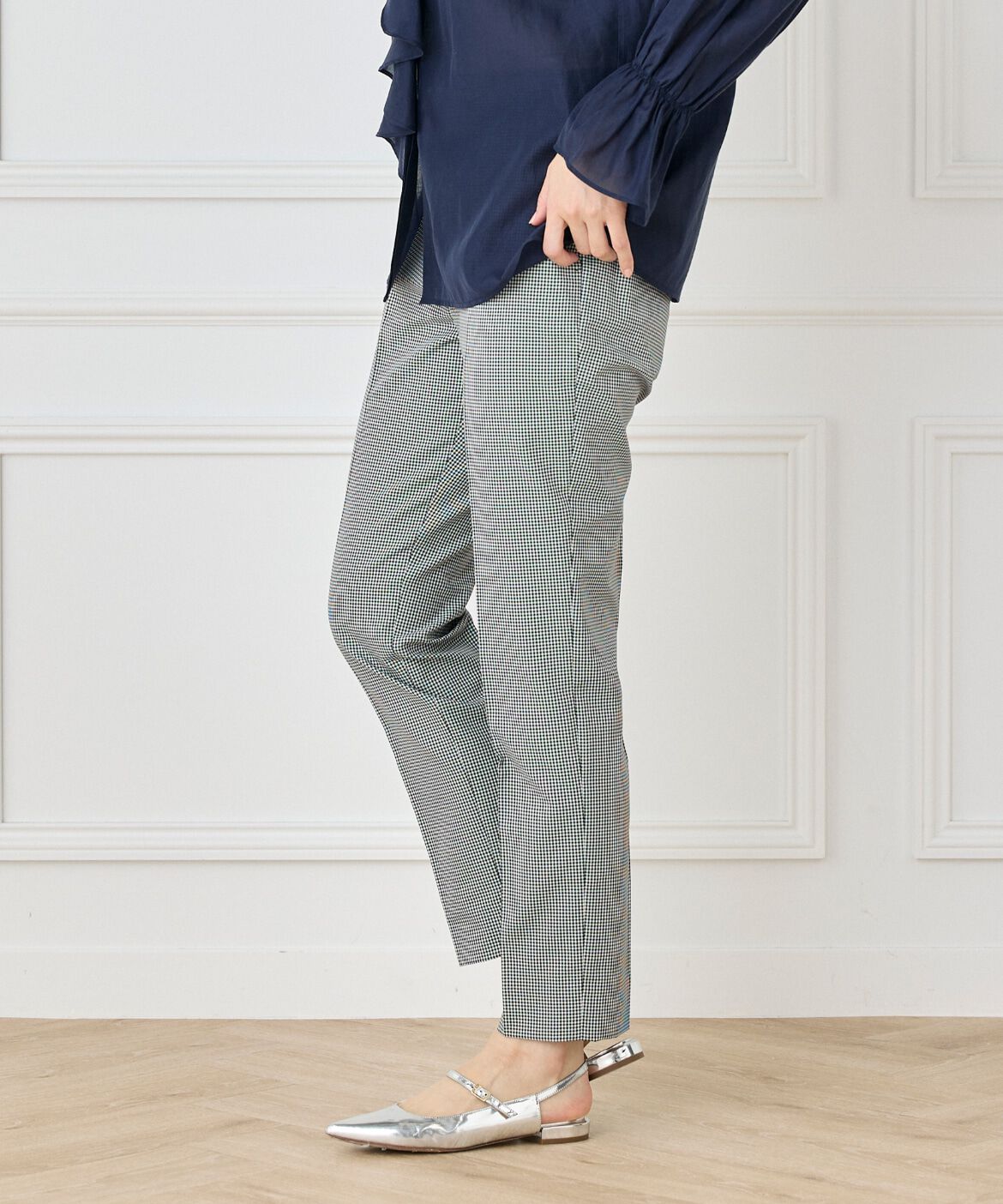 INED「美脚テーパードパンツ」|その他|グレンチェッ 5