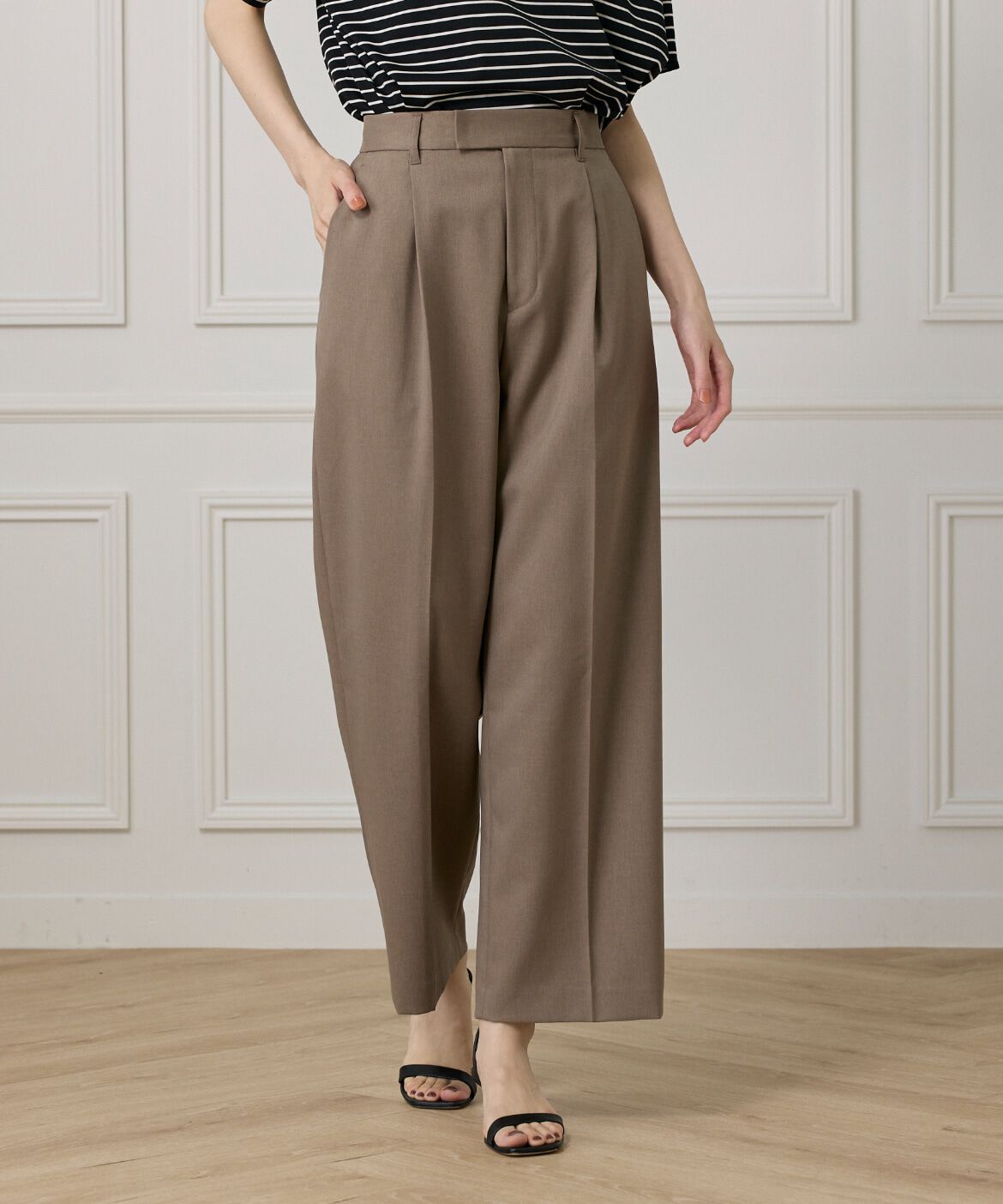 DAY by DAY it&rsquo;s international「タックワイドパンツ」|その他|モカチャ3