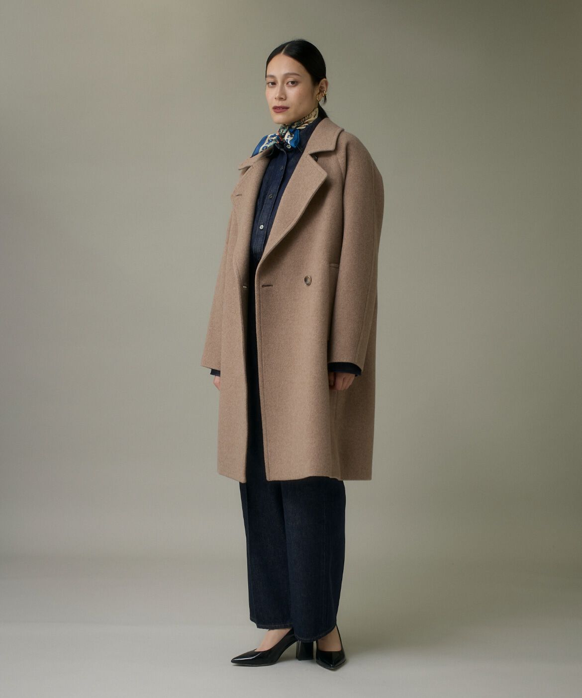 I.T.'S international「オーバーサイズ反応染デニムシャツ」|シャツ・ブラウス|