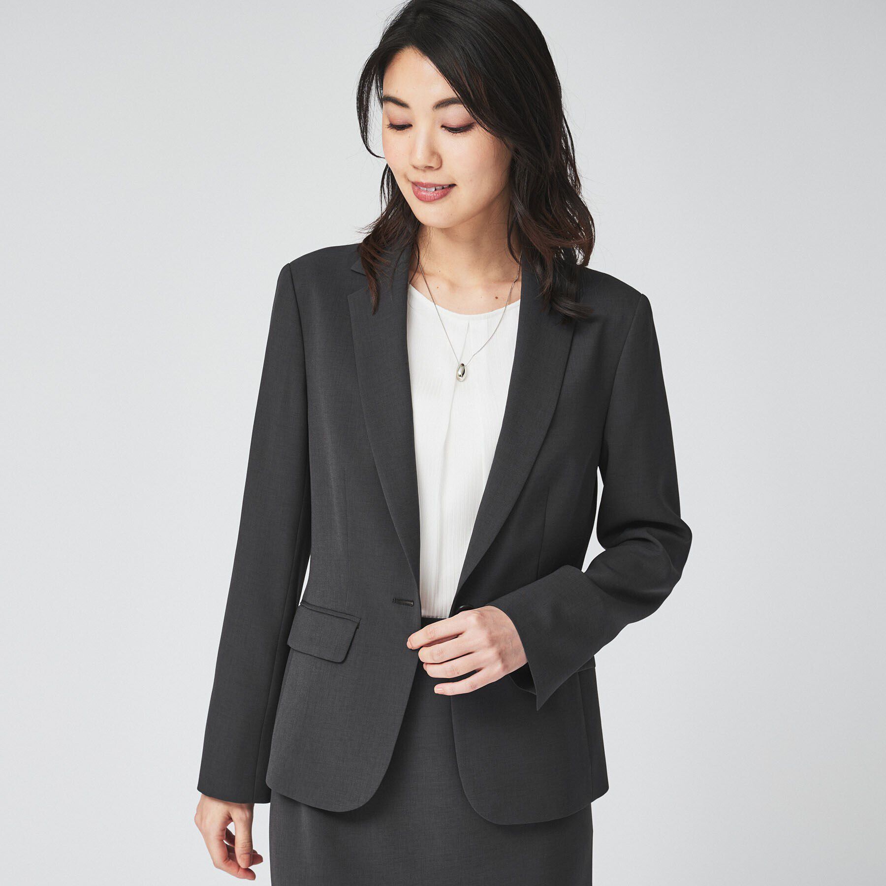 UNTITLED「【通勤スーツ／入卒/セレモニー】ライトウェイト テーラードジャケット」|テーラードジャケット|