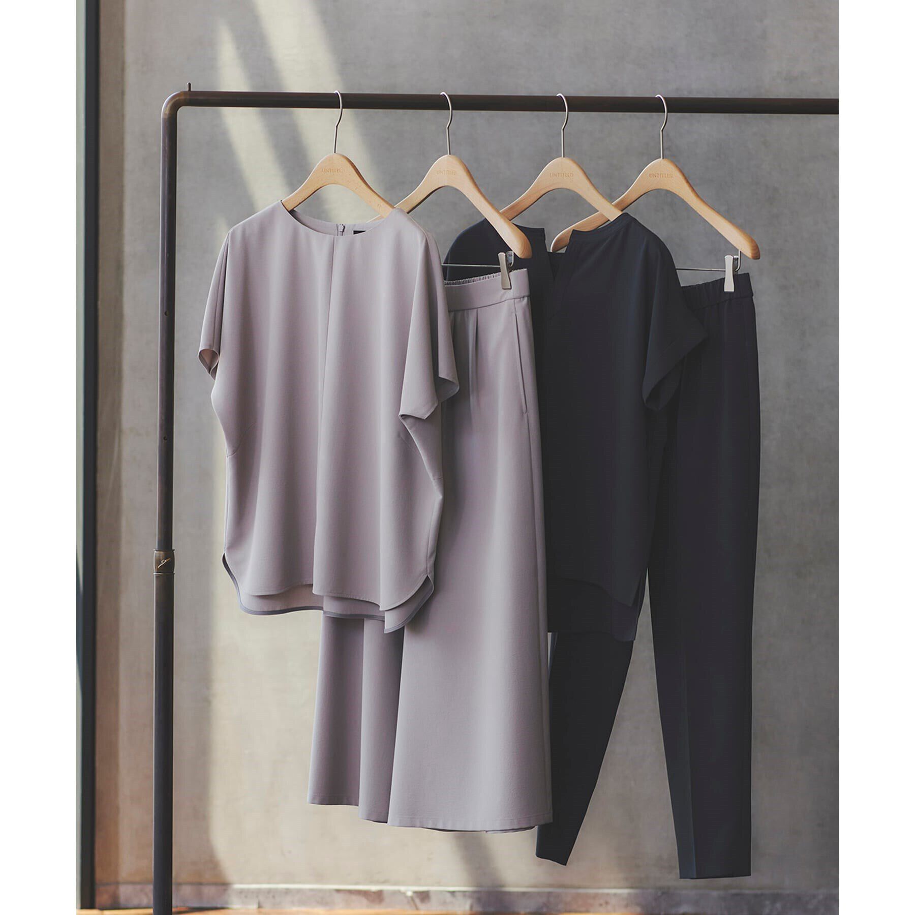 UNTITLED「【清涼感／夏も快適人気セットアップ】リラックスシルエット スキッパーブラウス」|シャツ・ブラウス|