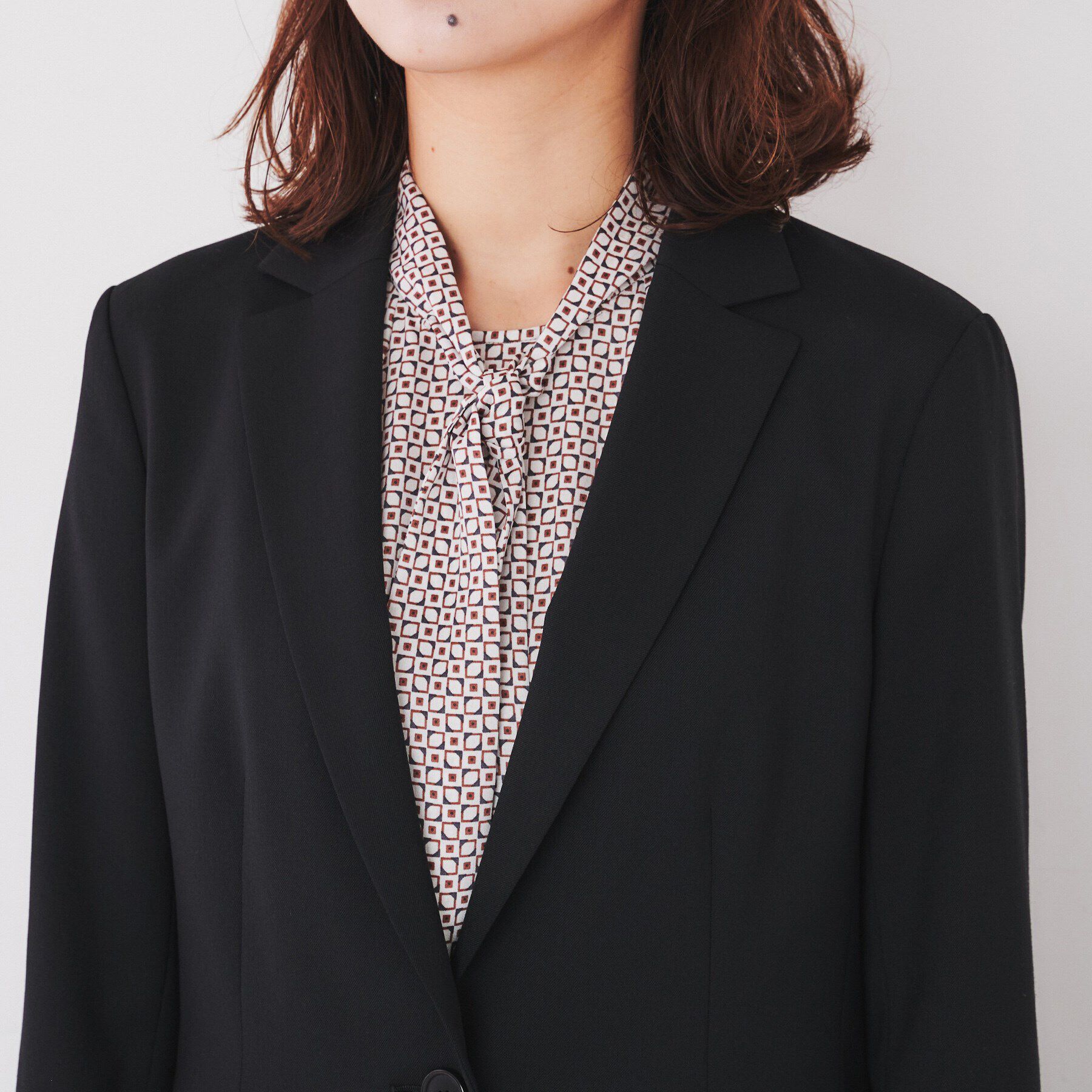 UNTITLED「【洗える通勤スーツ】レジェールギャバ ストレッチテーラードジャケット」|テーラードジャケット|