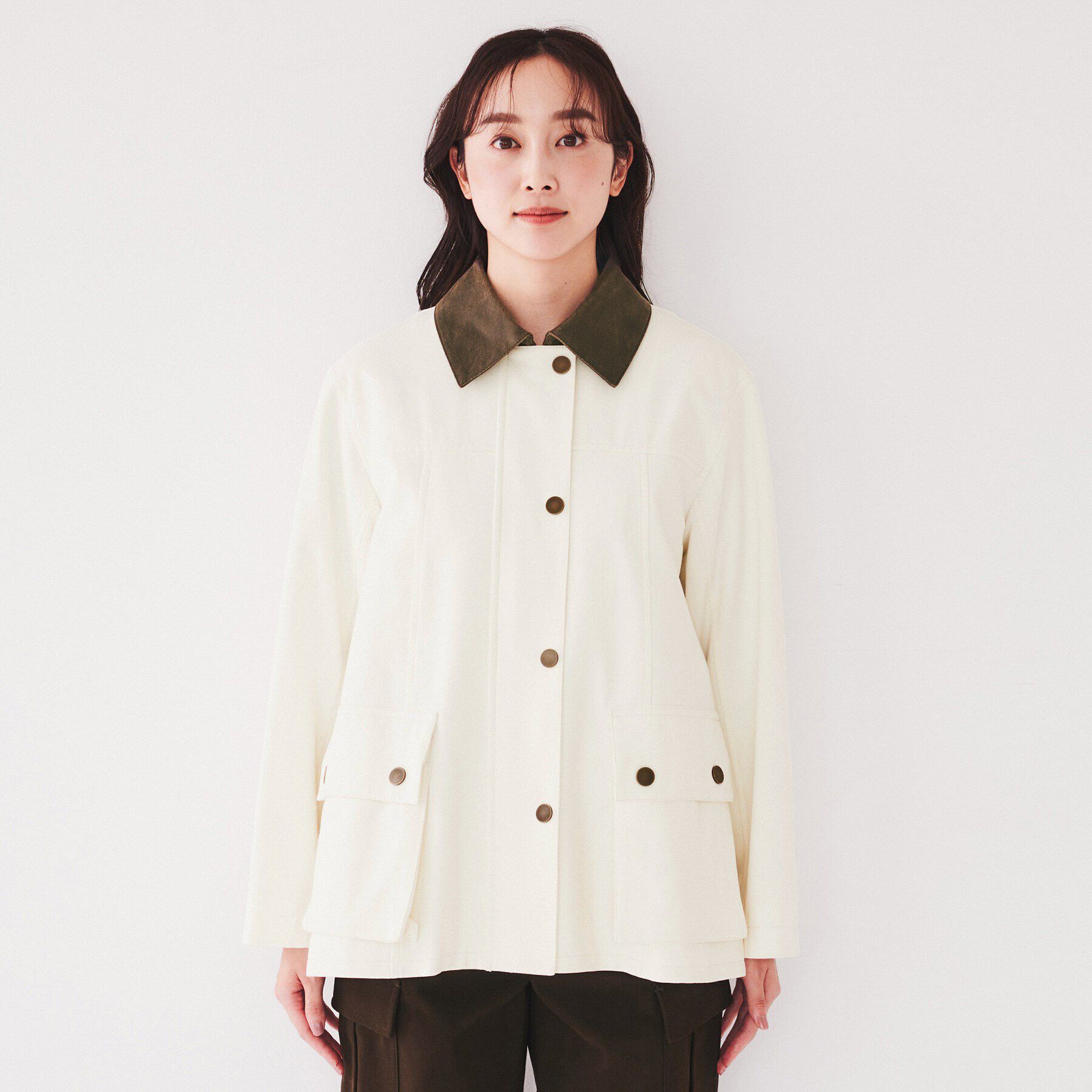 UNTITLED「【ヴィンテージ感】コットンモール ショートブルゾン」|ブルゾン・スタジャン|