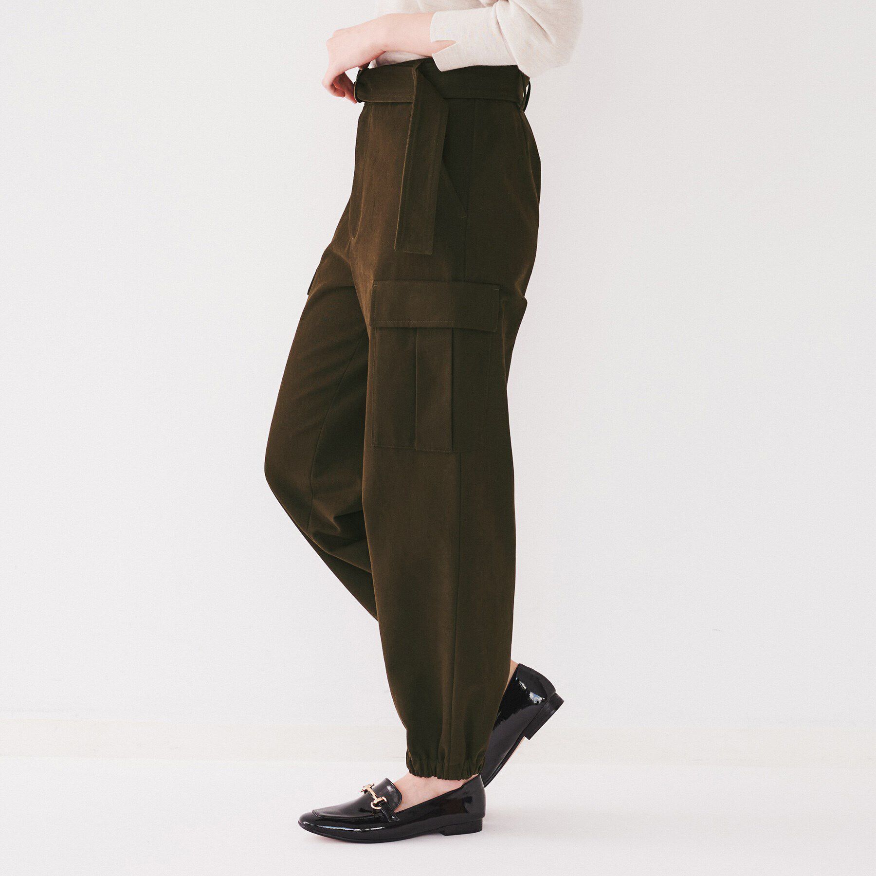 UNTITLED「【コットン100/イタリア素材】コットンモール カーゴパンツ」|その他|