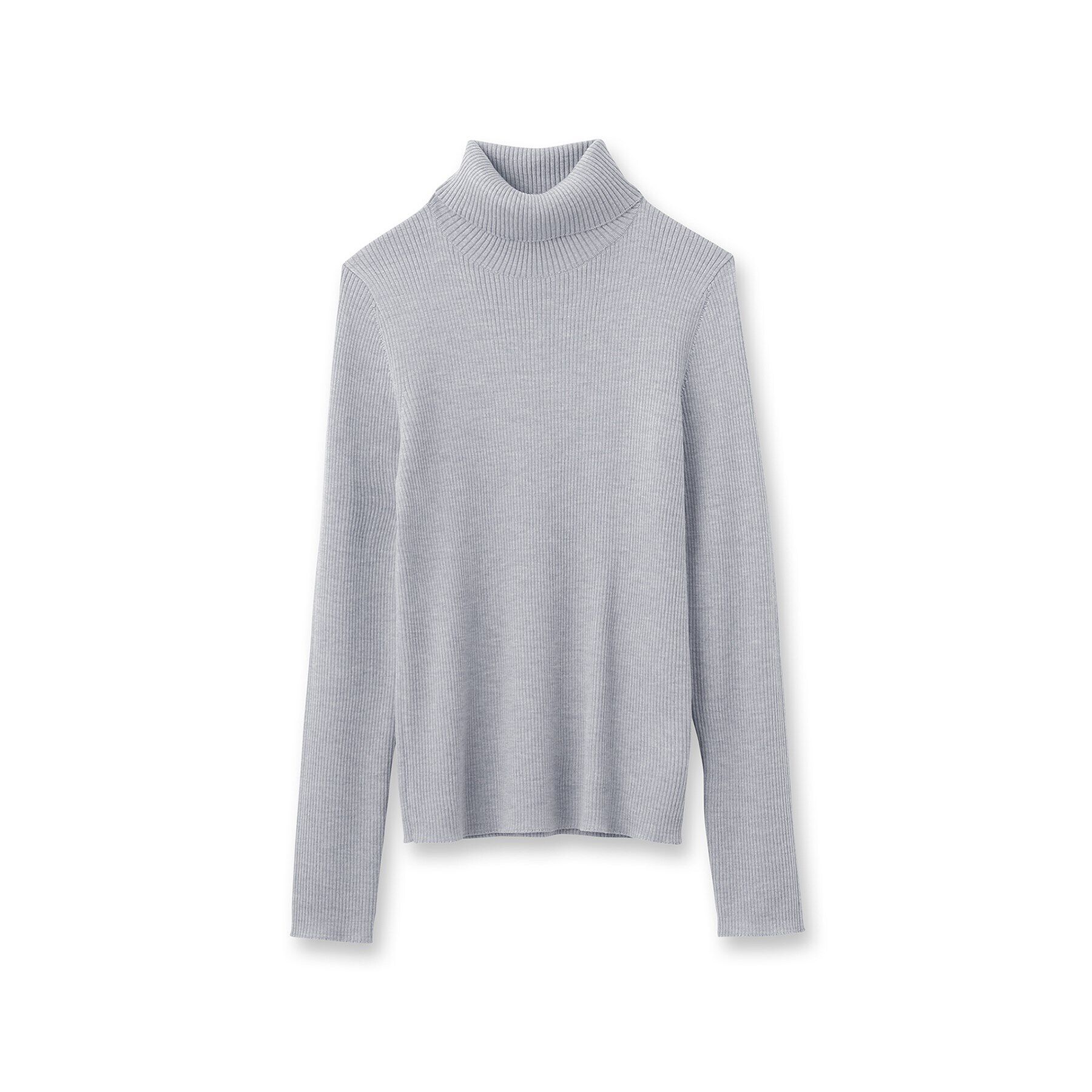 UNTITLED「ウール リブタートルネックプルオーバーニット」|ニット・セーター|
