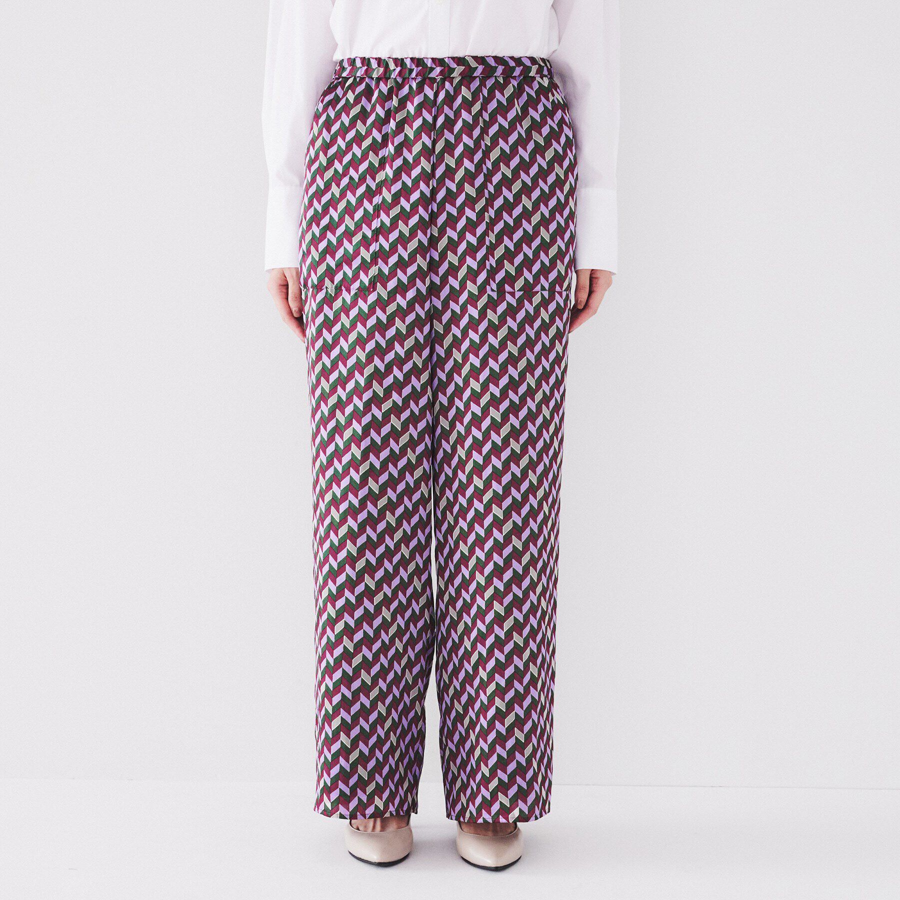 UNTITLED「ジオメトリック柄イージーパンツ」|その他|